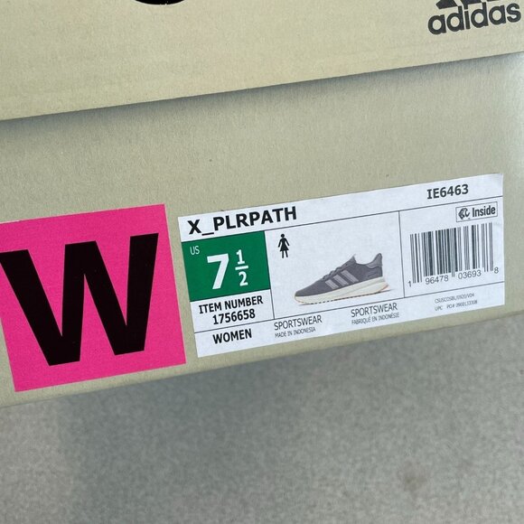 NEW Adidas X_PLRPATH Women's Size 7.5 Sneakers Gray Cloudfoam Comfort - Picture 7 of 8